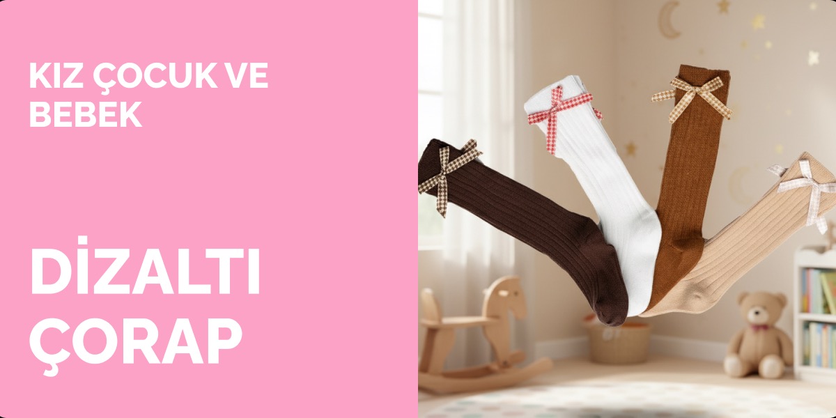 Kız Dizaltı Çorap