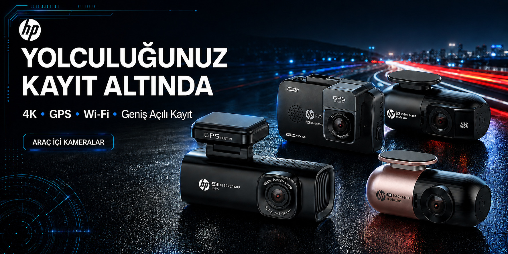 HP ARAÇ İÇİ KAMERA