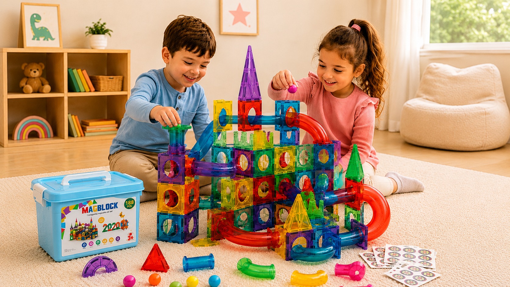 188 Parça Yapı Blok ve       Silindirler