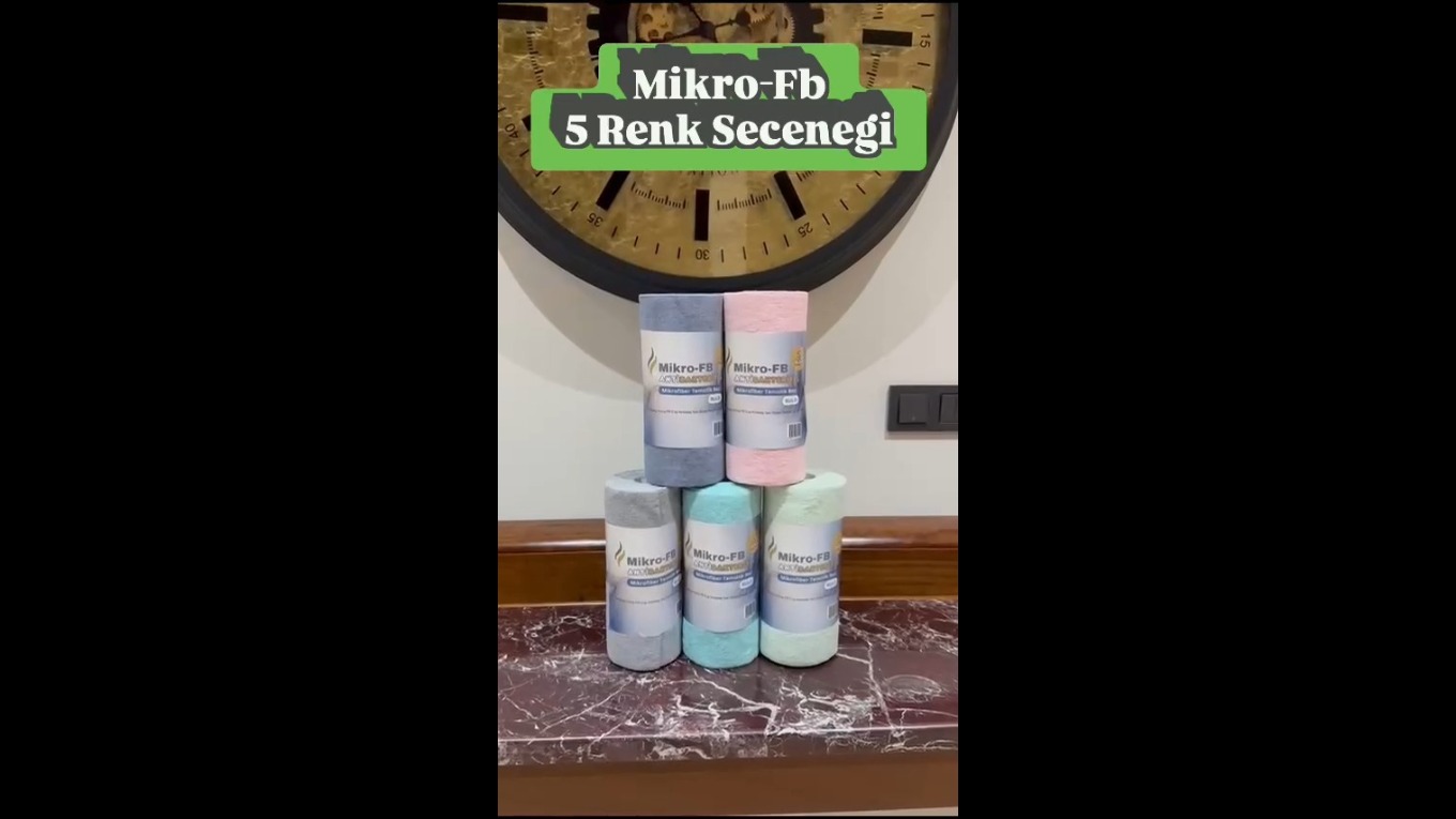 Rulo Mikrofiber Temizlik Bezi