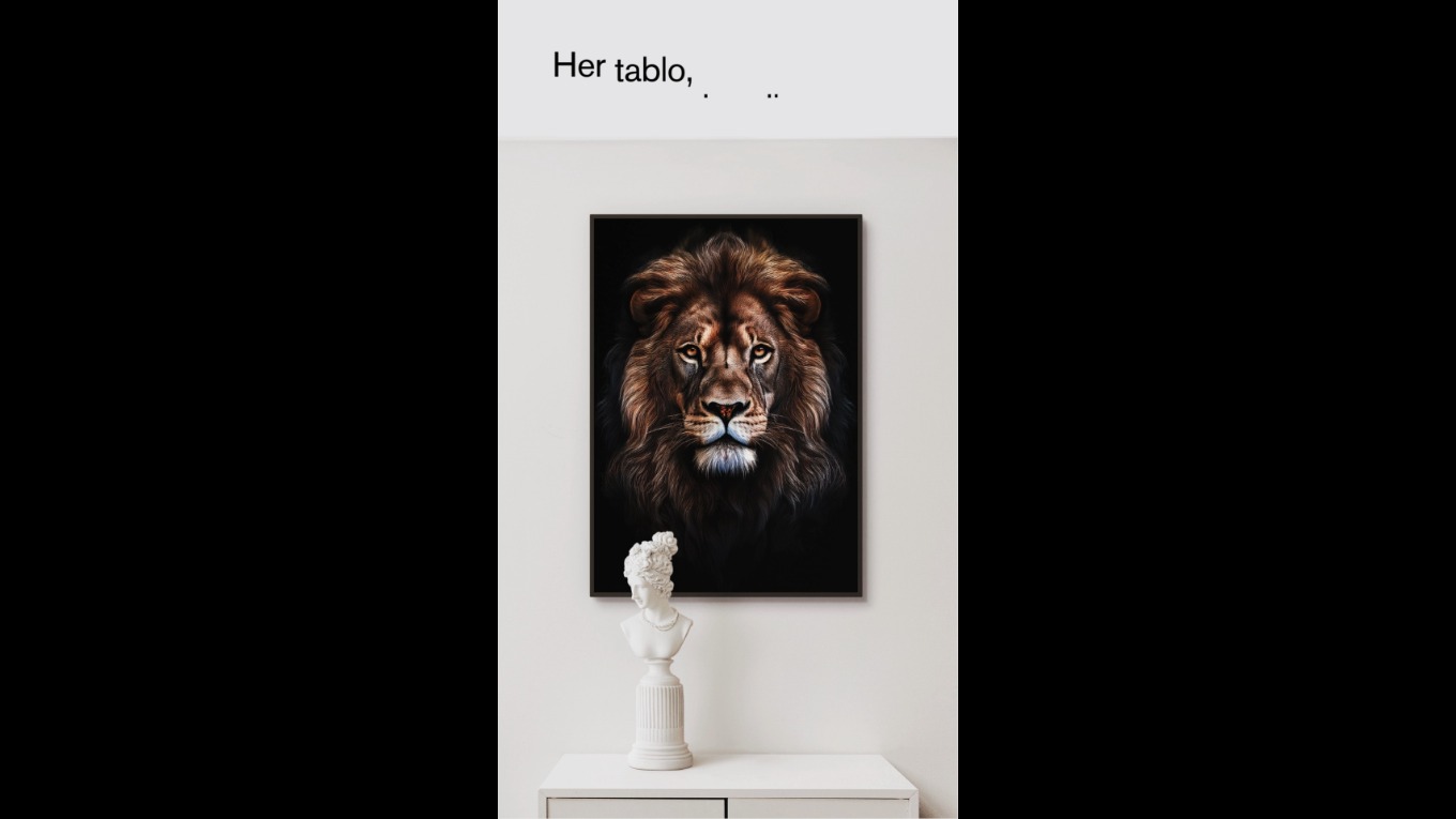 Metal Çerçeveli Gerçek Camlı Tablolar