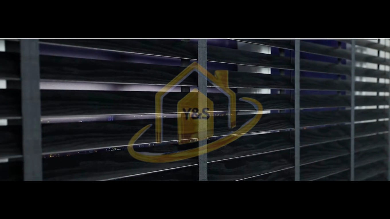 WOODEN BLİNDS DOĞAL AHŞAP JALUZİ - SİYAH