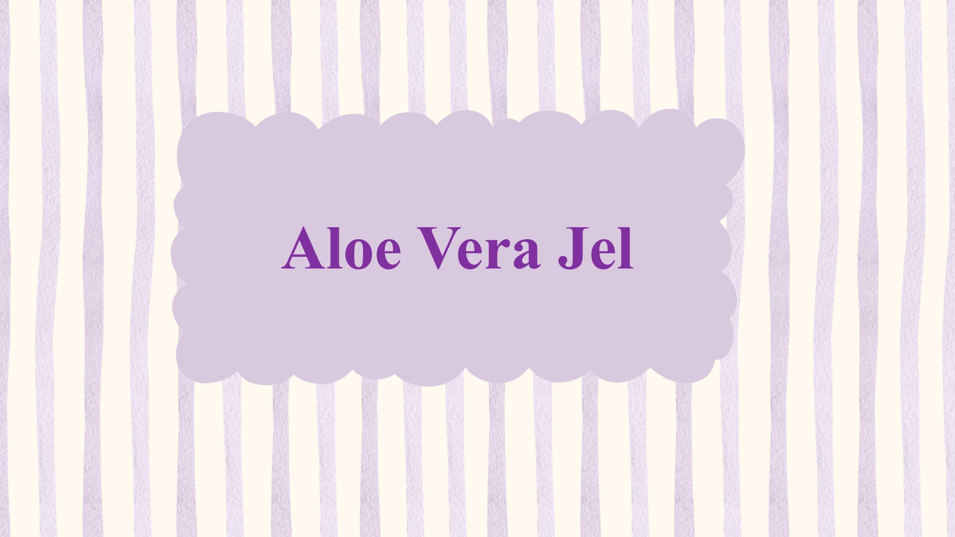 Aloe Vera Jel