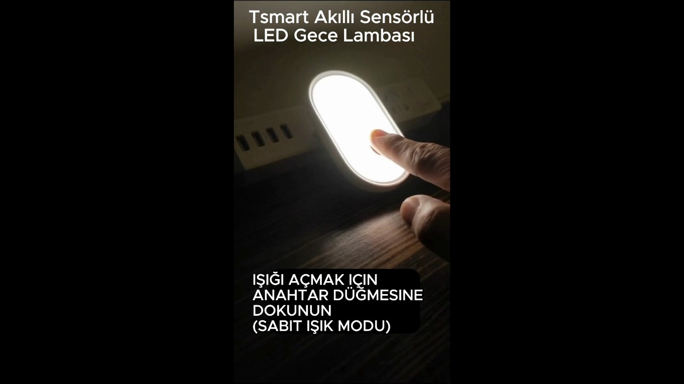 Tsmart Karanlık Sensörlü LED Lamba