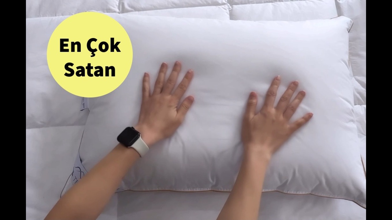 %100 KAZ TÜYÜ YASTIK