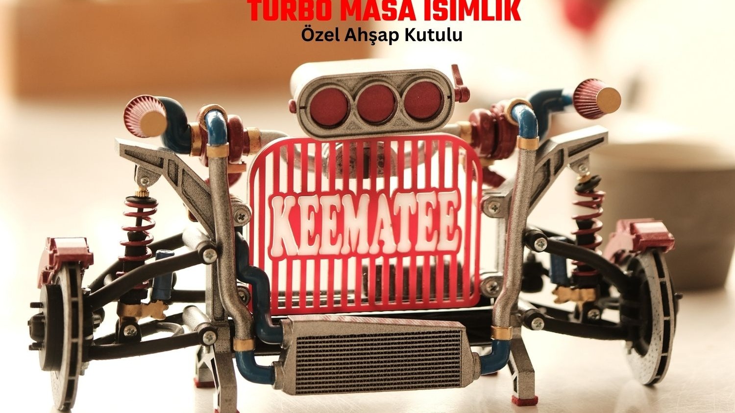 Ofis Aksesuarı Kişiye Özel Auto Turbo Masaüstü İsi