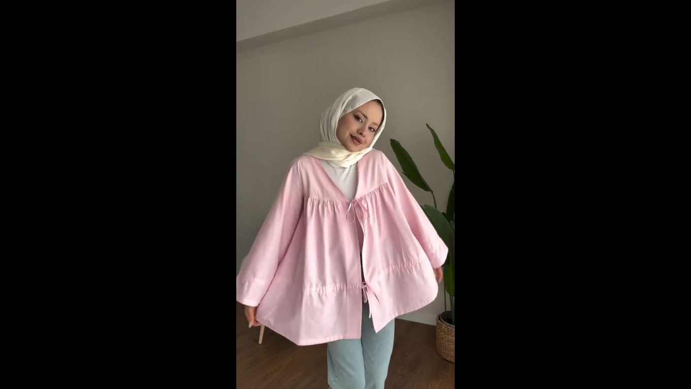 Poplin Kumaş Kimono