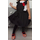 Shecco Babba Kız Çocuk Tütü Elbise Fiyonklu Siyah 1-4 Yaş
