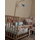 Babycom Anne Yanı Doğal Boyasız Ahşap Kademeli Beşik 70x130 - Tekerlekli + Uyku Seti