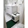 Hediyeli Kapalı Kedi Tuvalet Kabı 54,5 x 39,5 x 39 cm Kırılmaz Flip Kapak Kürek Hediyeli