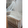 Babycom Anne Yanı Doğal Boyasız Ahşap Kademeli Beşik 70x130 + Uyku Seti