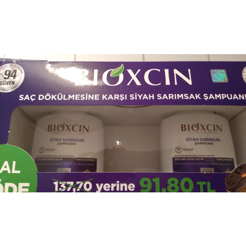 Bioxcin Quantum Siyah Sarimsakli Sampuan 300ml