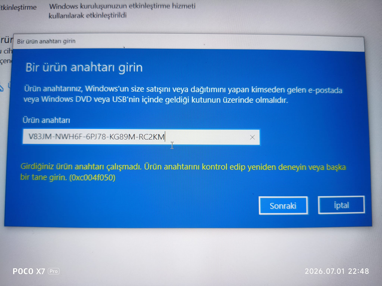 Microsoft Windows 10 Pro Key Dijital Lisans Anahtarı
