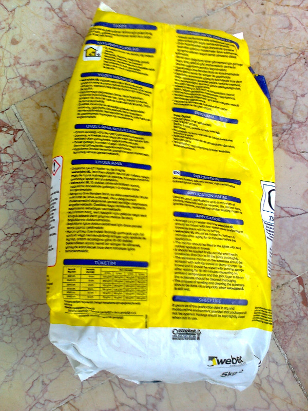 Weber Silikonlu Derz Dolgusu 5 Kg Beyaz