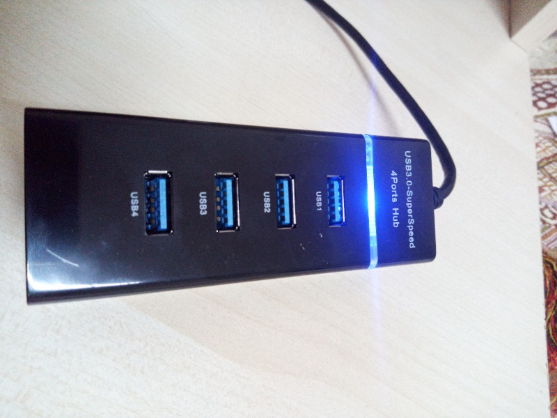 Alfais 4360 4 Port USB 3.0 Hub Switch Çoklayıcı Çoğaltıcı Adaptör