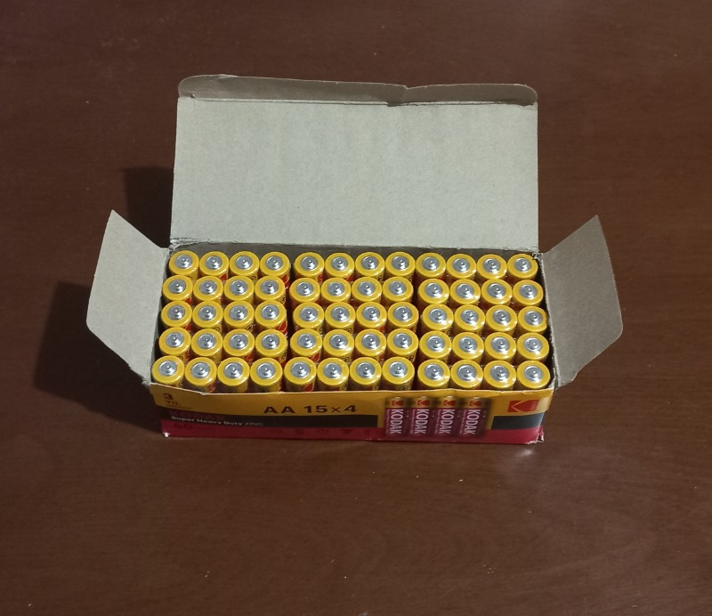 Kodak 60 Adet Çinko Karbon Shrink Kalem Pil