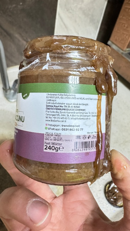 Dr. Natural Enginar Macunu Pekmez ve Bal Katkılı Bitkisel Karışımlı Macun 240 gr