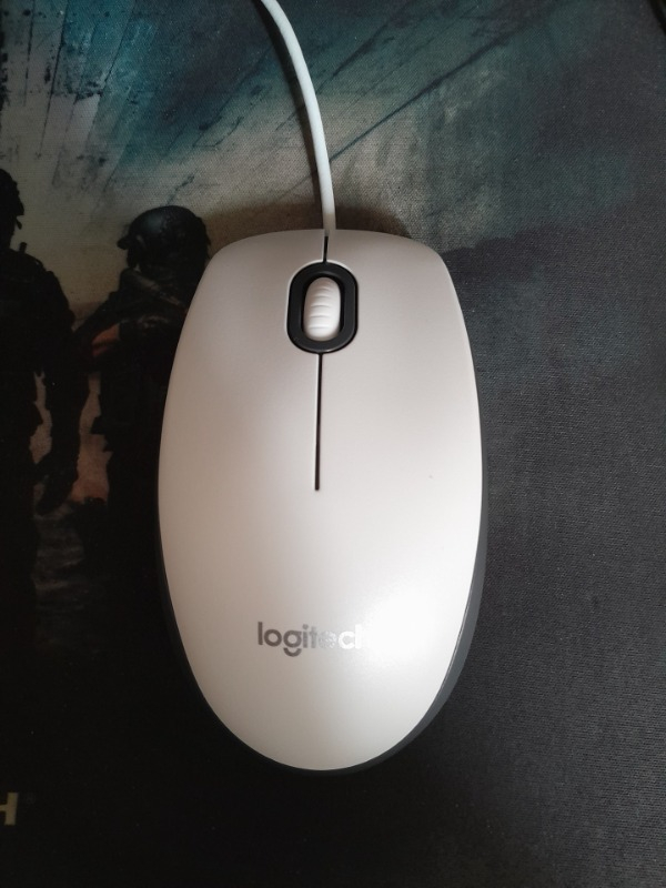 Logitech M100 Beyaz Kablolu Mouse - 910-006764