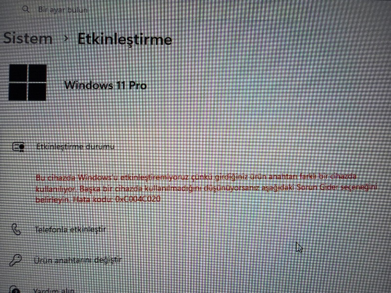 Mıcrosoft Windows 11 Pro Dijital Lisans Anahtarı, Microsoft Windows 11 Pro 32/64BIT Esd Dijital Lisans