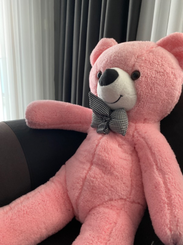 Sole 80  cm Papyonlu Sevimli Peluş Ayıcık - % 100 Yerli Pelüş Ayı...