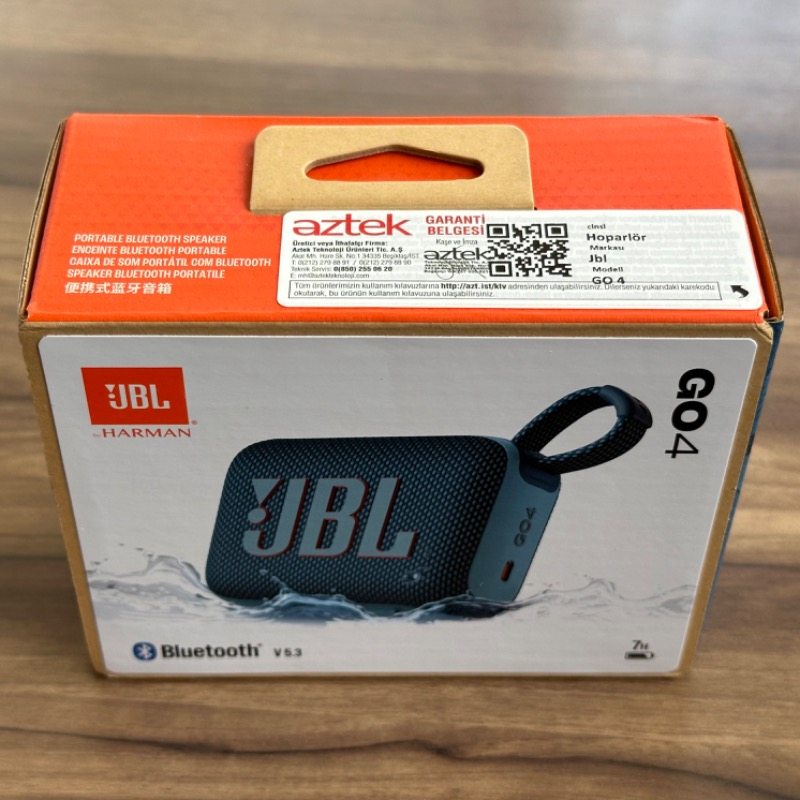 Jbl Go4, Bluetooth Hoparlör, IP67, Mavi