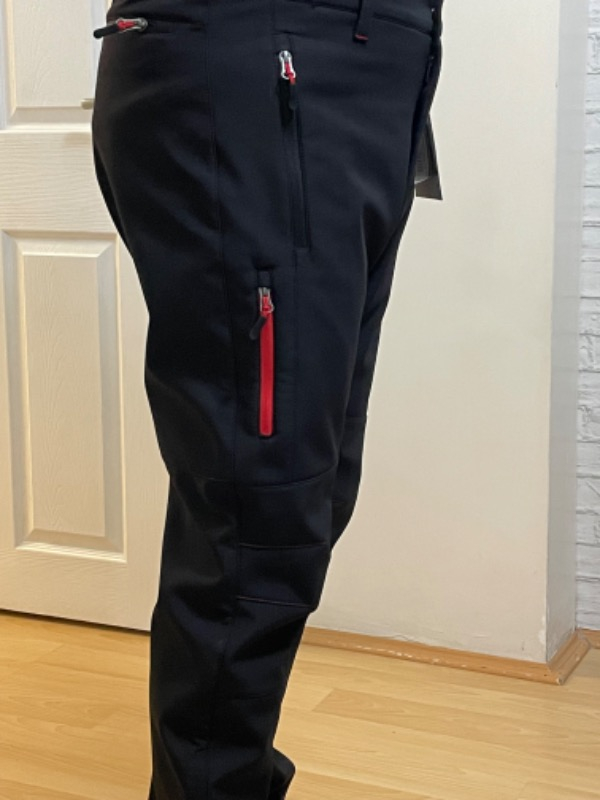 Mudwıll Softshell 600201 Siyah Kırmızı Fermuar