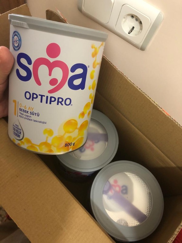 SMA Optipro 1 0-6 Ay Bebek Sütü 800 gr x 3 Adet