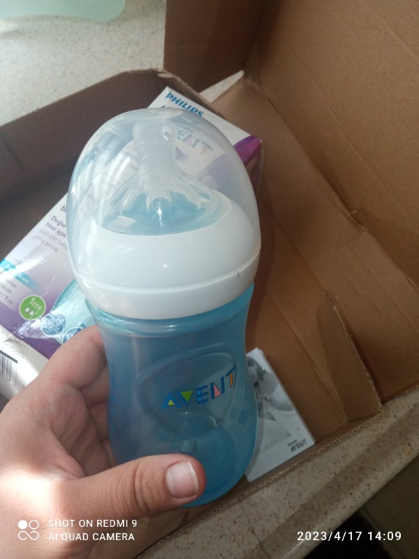 Philips Avent Natural PP Biberon 260 ml 1ay+ Mavi SCF035/17