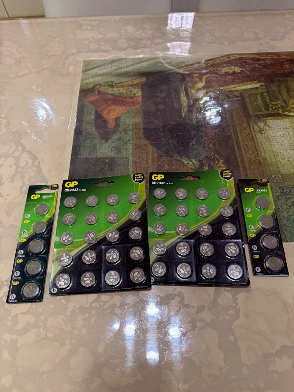 Gp CR2032 Lityum 3V Düğme Pil 5 Blister 10 Kart 50'li
