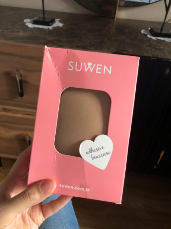 Suwen Angel Dekolte / Abiye Yapışkanlı Sütyen