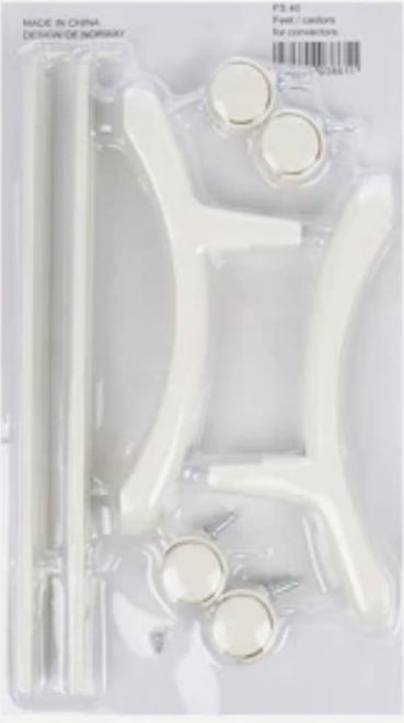 NOBO FS40 Tekerlekli Ayak | Panel Isıtıcı Uyumlu, Hızlı Montaj, Seyyar Kullanım Aparatı (40 cm)
