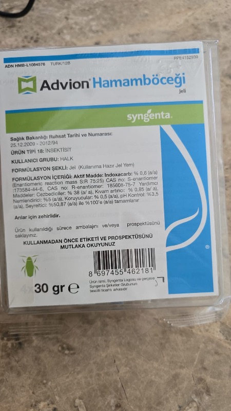 Syngenta Advion Karınca Jel Böcek Ilacı 30 gr