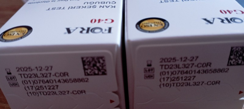 Fora G40 Şeker Cihazı Stribi 2 Kutu 50*2