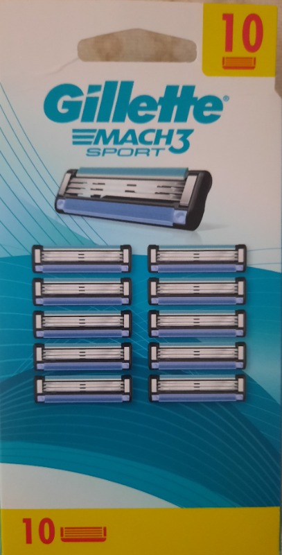 Gillette Mach3 Sport Yedek Tıraş Bıçağı 10 Adet