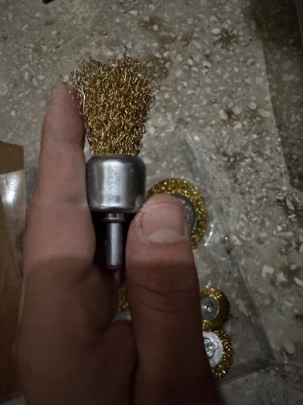 Gfb 6 Parça Pimli Tel Fırça Seti  Matkap Fırça Set