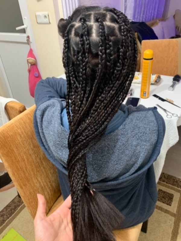 Afrika Zenci Örgüsü ve Rasta İçin Sentetik Saç