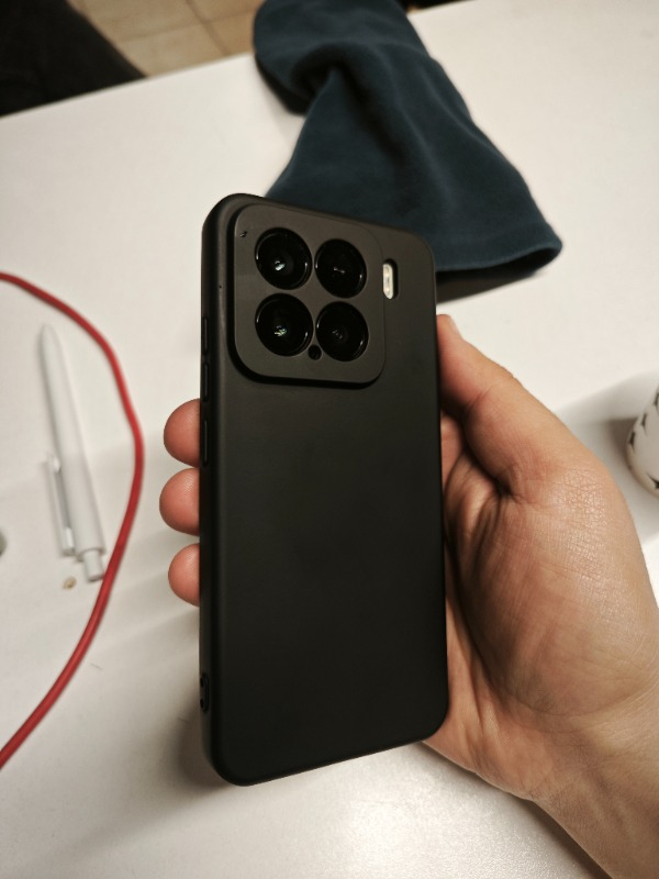Xiaomi 15 Kılıf  Siyah Yumuşak  Silikon
