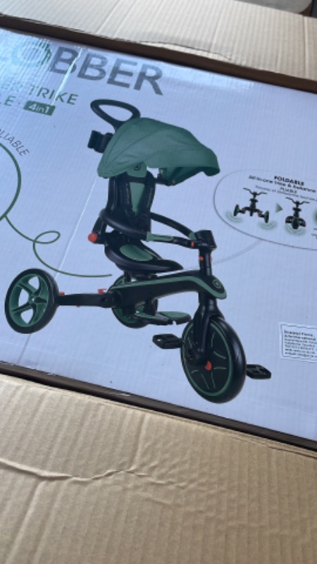 Globber Explorer 4in1 Katlanabilir Bisiklet - Yeşil