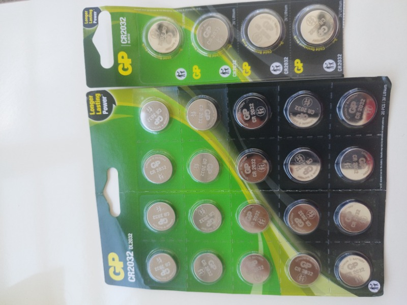 Gp CR2032 Lityum 3V Düğme Pil 5 Blister 5 Kart 25'li