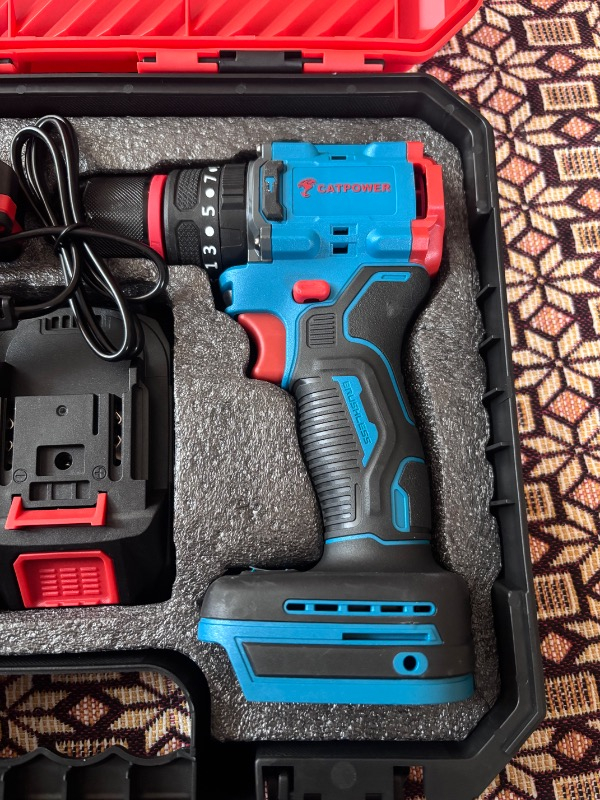 Catpower 1025 Kömürsüz Darbeli Akülü Matkap 20V 2 Ah Lion