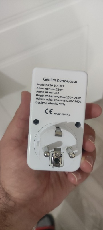 Galaxy Energy S220 16A Ayarlanabilir Voltaj Koruyucu