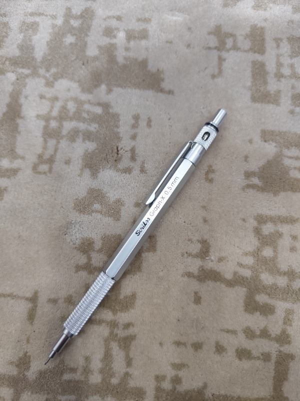 Scrikss Saten Gri Graph-x 0.5 mm Kalem Silgi Uç Seti