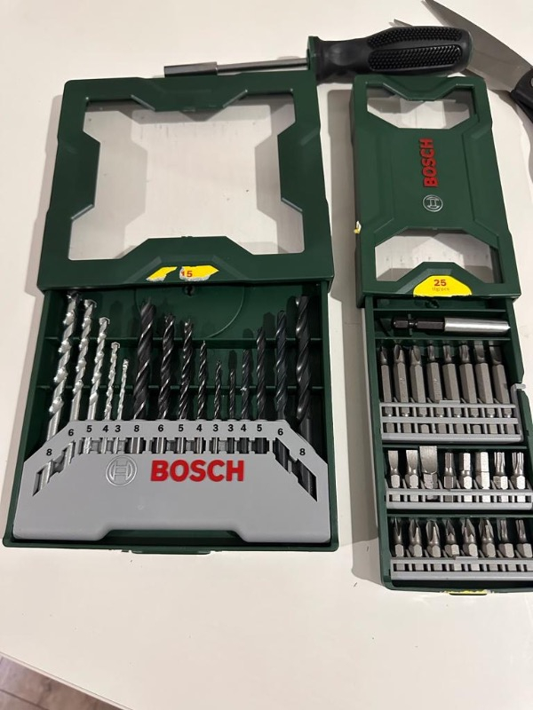 Bosch X-Line 15 Parça Delme 25 Parça Vidalama Ucu Seti + Tornavida