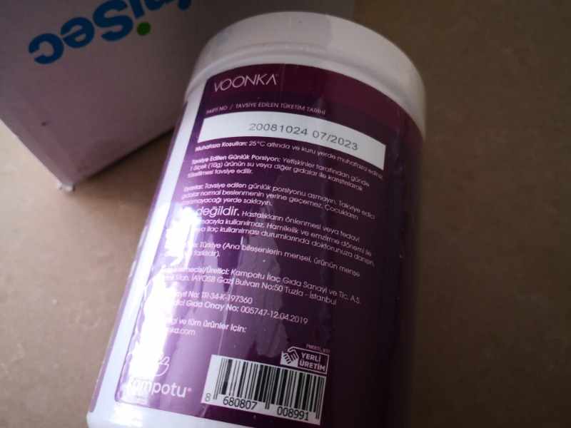 Voonka Collagen Powder Hidrolize Kollajen Vitamin C 300gr