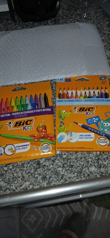 Bic Evolution Üçgen jumbo Boya Kalemi 12 Renk 1632