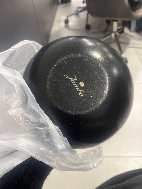Jumbo Globe Mat Siyah Rendeli Saklama ve Karıştırma Kabı 9 Parça