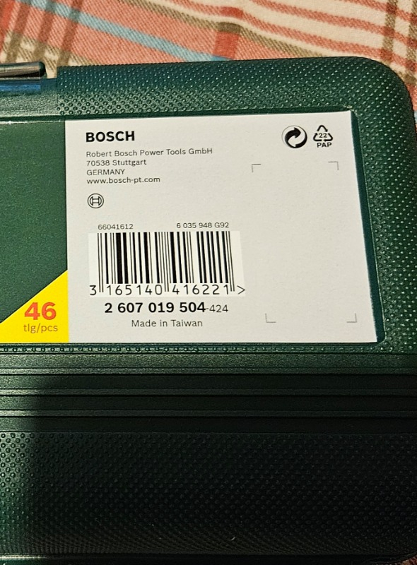 Bosch 46 Parça Tornavida Vidalama Lokma Uçlu Aksesuar Seti - 2607019504