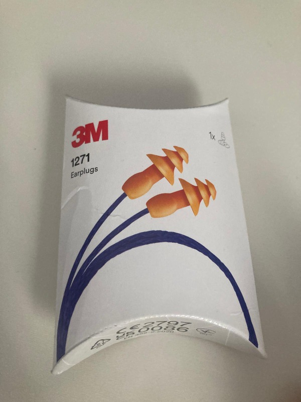 3m 1271 Yıkanabilir İpli Kulak Tıkacı (1 Çift)