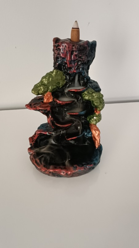 Tedi Sanat Dağ Yeni Şelale Geri Akış Tütsülük Buhurdanlık