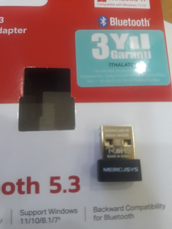 Mercusys MA530 | Bluetooth 5.3 Nano USB Adaptör | Kompakt Tasarım | Tak‑Çalıştır | Windows 7//8.1/10/11